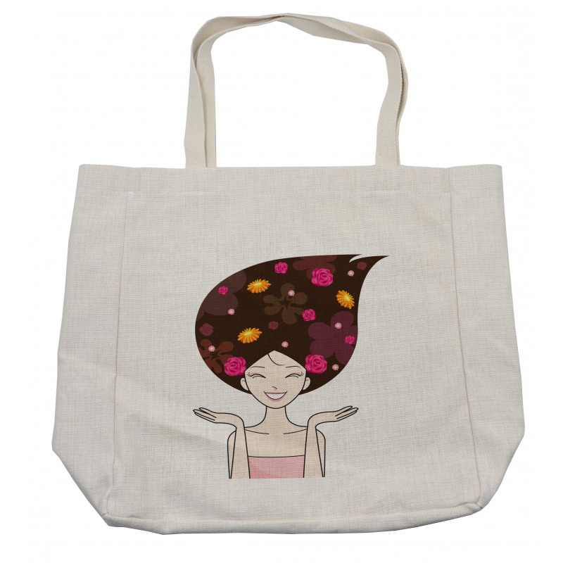 Anime Inspired Woman Shopping Bag