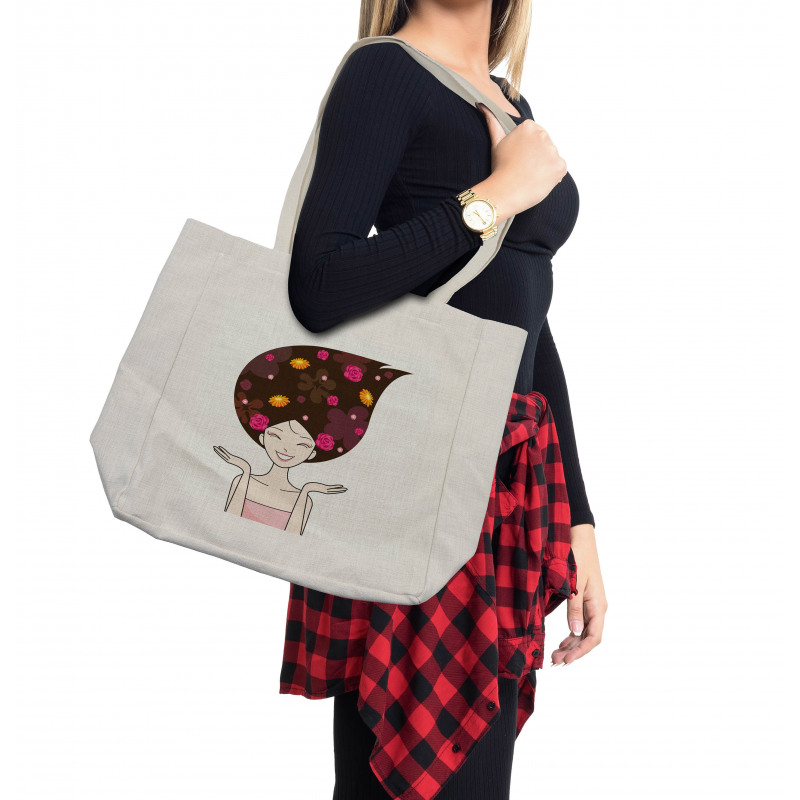 Anime Inspired Woman Shopping Bag