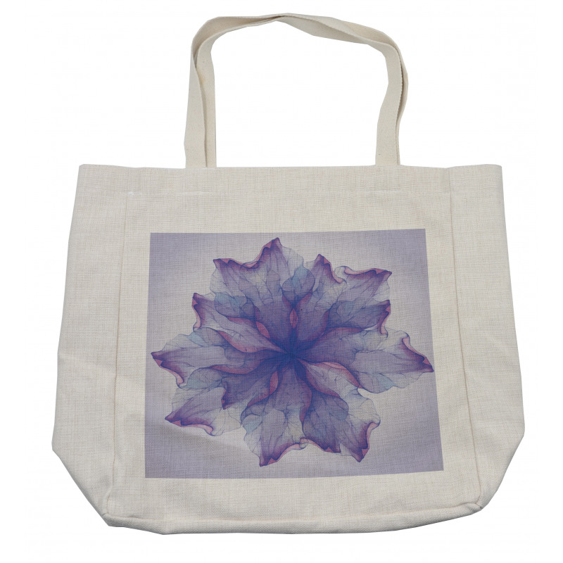 Blossoming Petals Pattern Shopping Bag