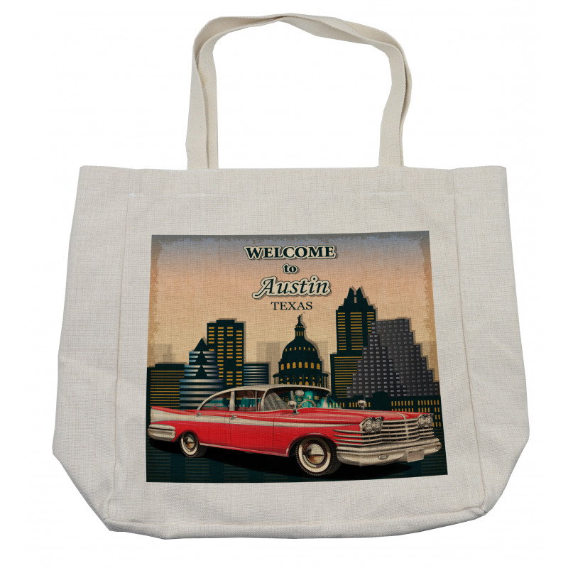 Welcome to Texas Greeting Shopping Bag