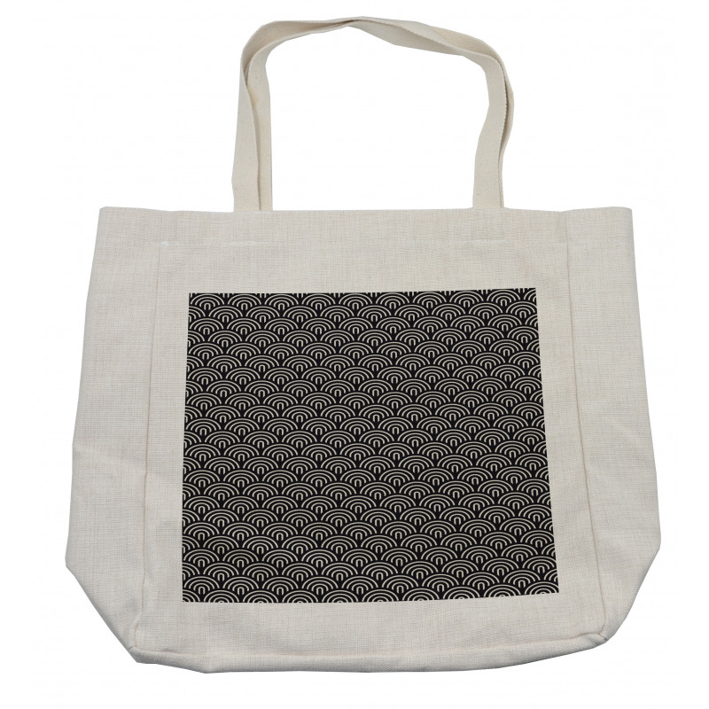 Half Circle Style Arcs Modern Shopping Bag