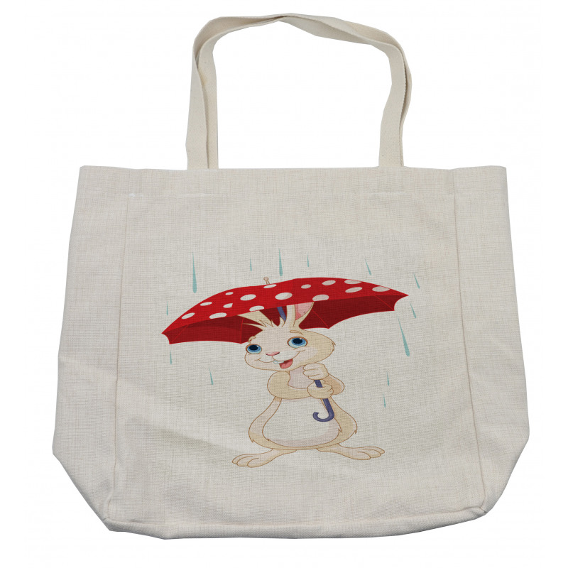 Little Animal with Umbrella Shopping Bag