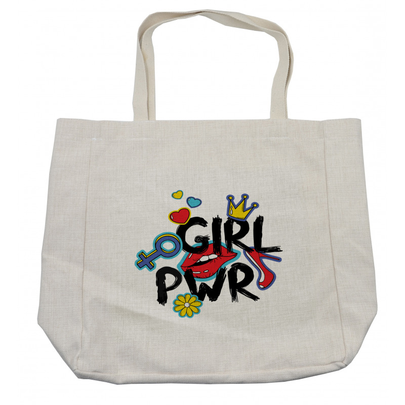 Girl Power with a Crown Shopping Bag
