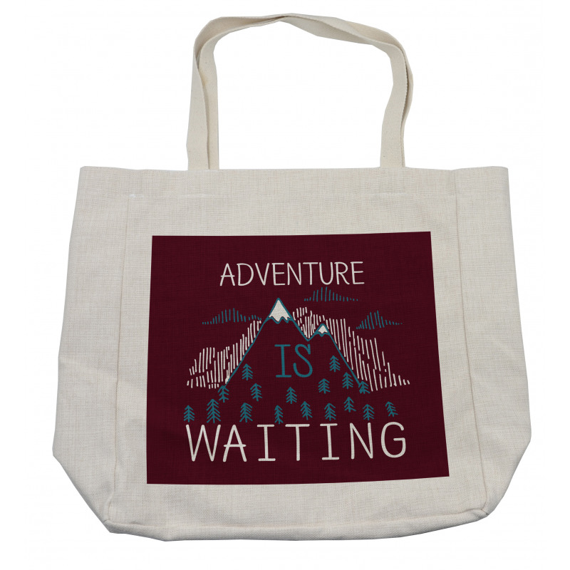 Adventure is Waiting Theme Shopping Bag