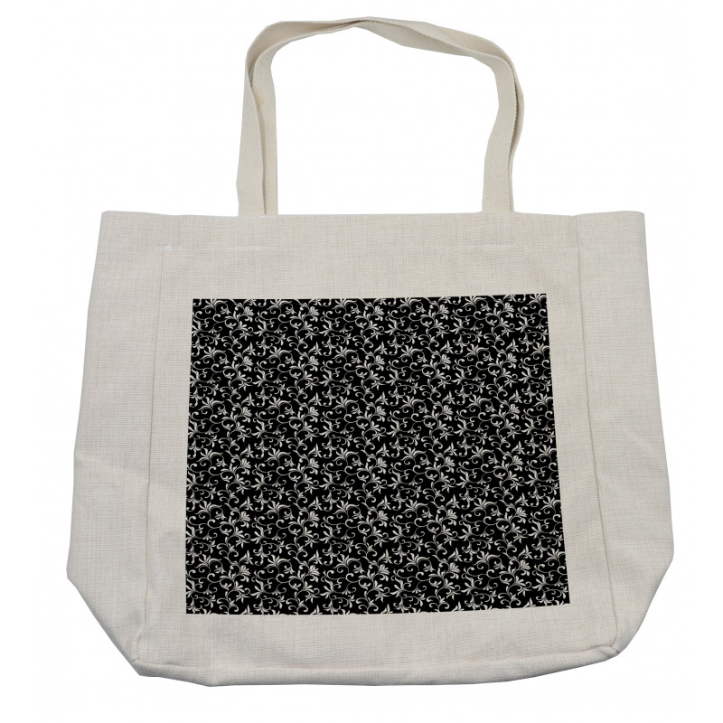 Swirls Leaves Foliage Shopping Bag