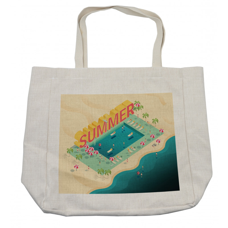 Summer Beach Ocean Fun Shopping Bag