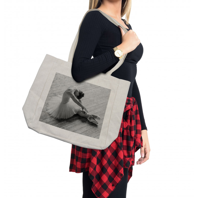 Young Dancer in Studio Shopping Bag