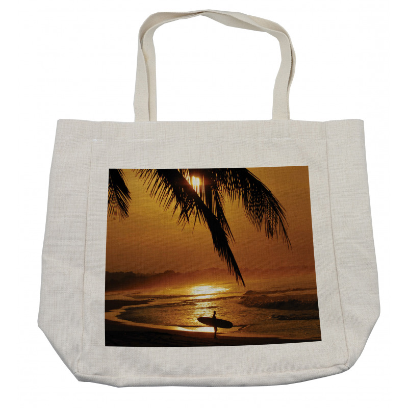 Costa Rica Surfer Shopping Bag