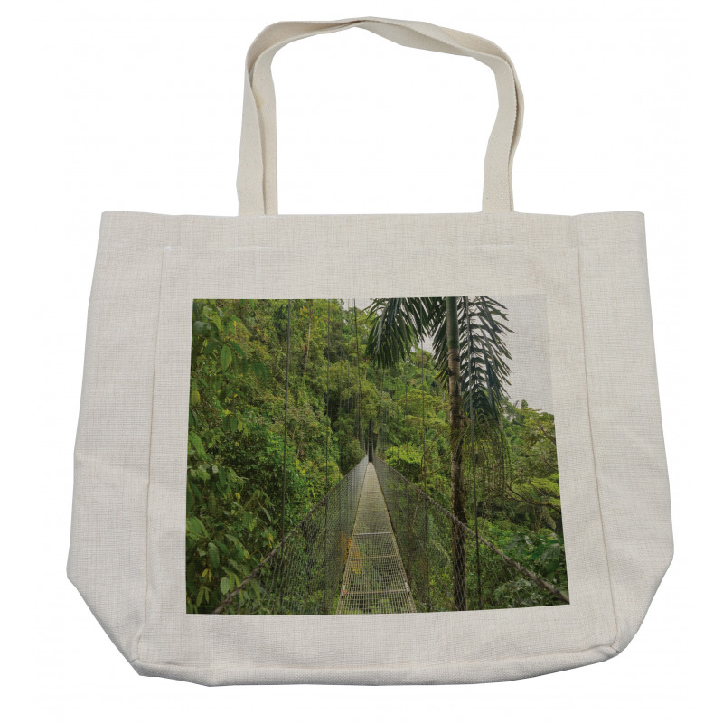 Bridge in Forest Shopping Bag