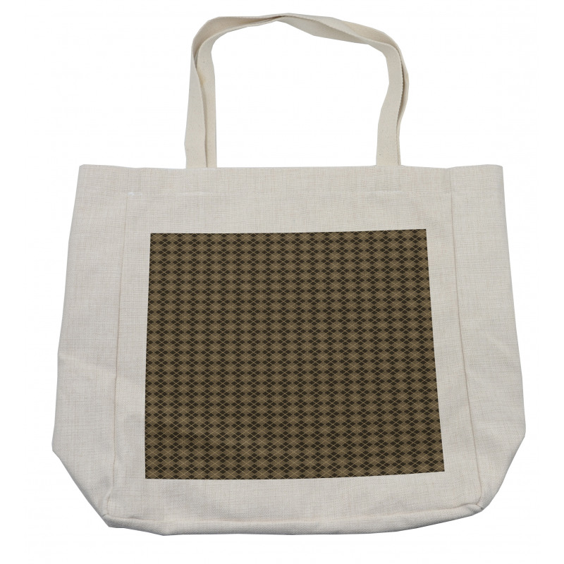 Bicolor and Geometrical Shopping Bag