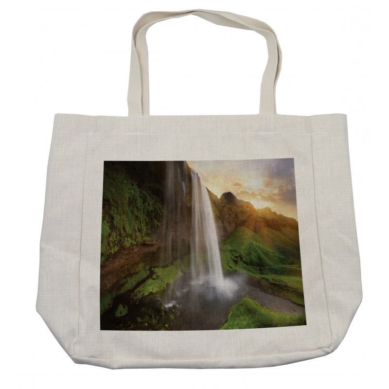 Seljalandsfoss Waterfalls Shopping Bag