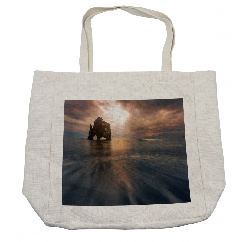 Hvitserkur Rock Formation Shopping Bag