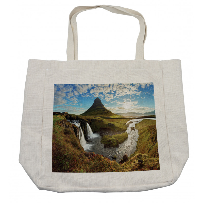 Vivid Countryside Photo Shopping Bag