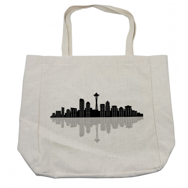 Monochrome Layout Shopping Bag