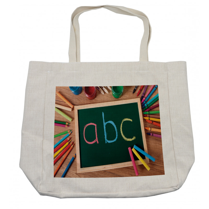 School Craft Themed Photo Shopping Bag