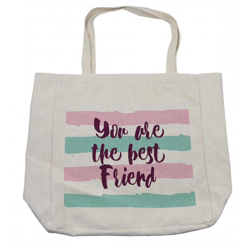 Handwritten Bold Text Shopping Bag