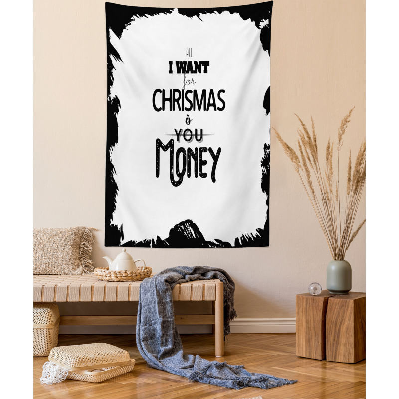 Humorous Words with Christmas Tapestry