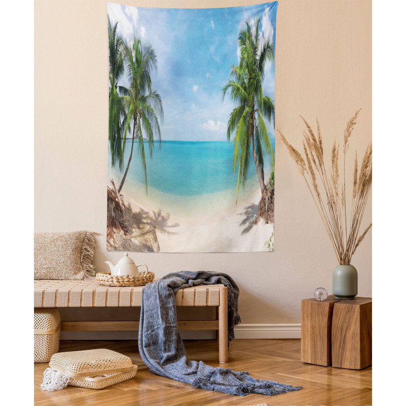 Panoramic View Beach Tapestry