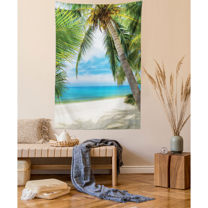 Shadow Shade of Palms Tapestry