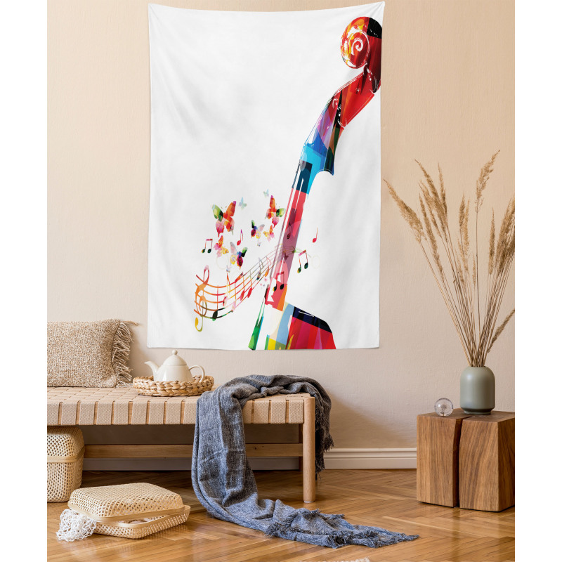 Creative Abstract Pegbox Art Tapestry