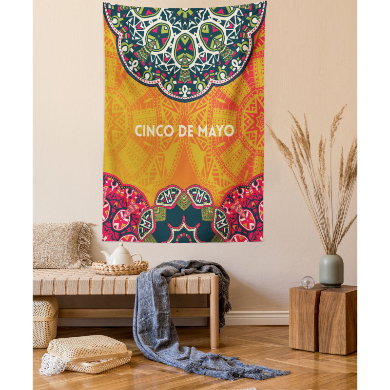 Motifs of Cinco de Mayo Tapestry