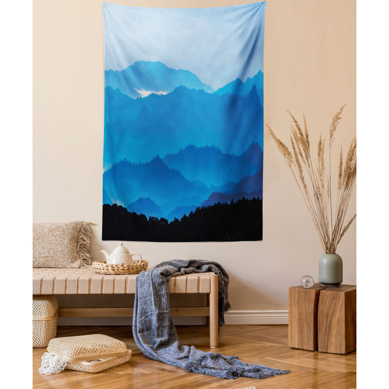 Misty Mountain Levels Tapestry