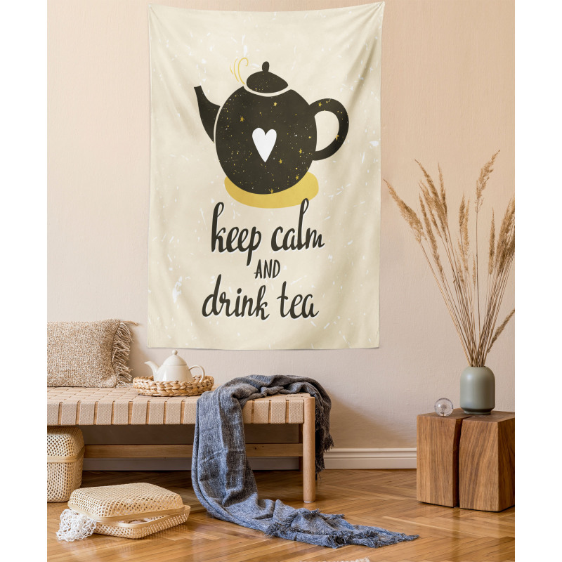 Drink Tea Teapot Tapestry