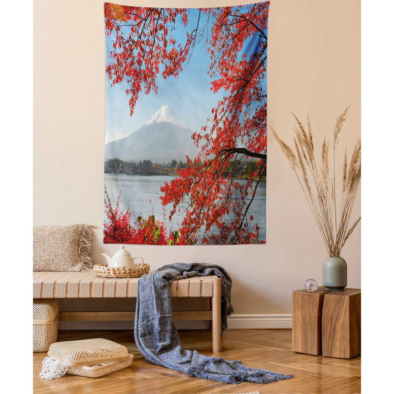 Mountainous Area Fall Season Tapestry