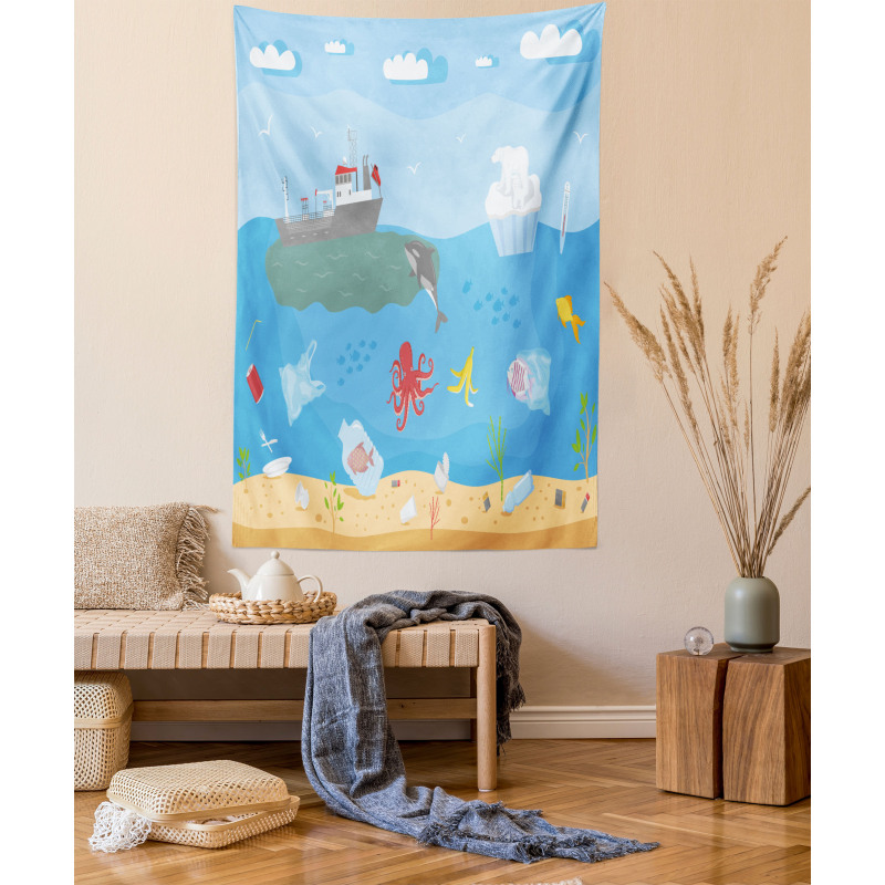 Save the Ocean Awareness Tapestry