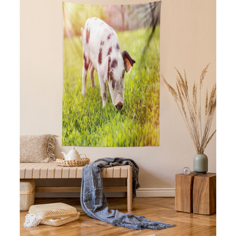 Baby Pig with Spots Tapestry