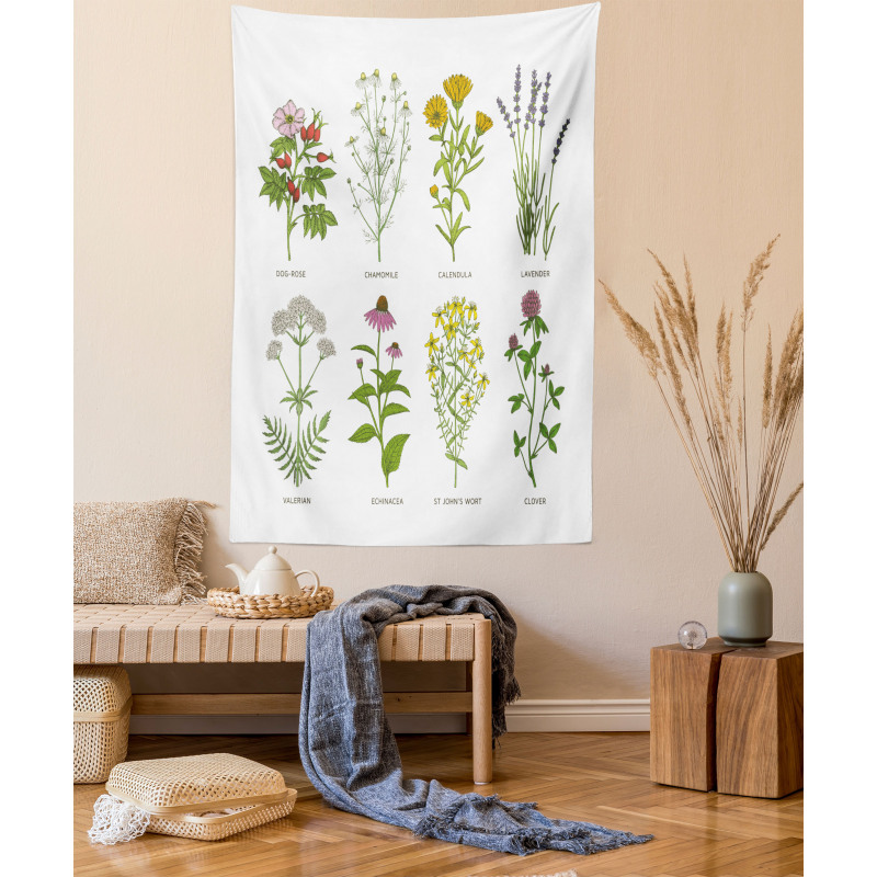 Natural Cosmetics Flowers Tapestry