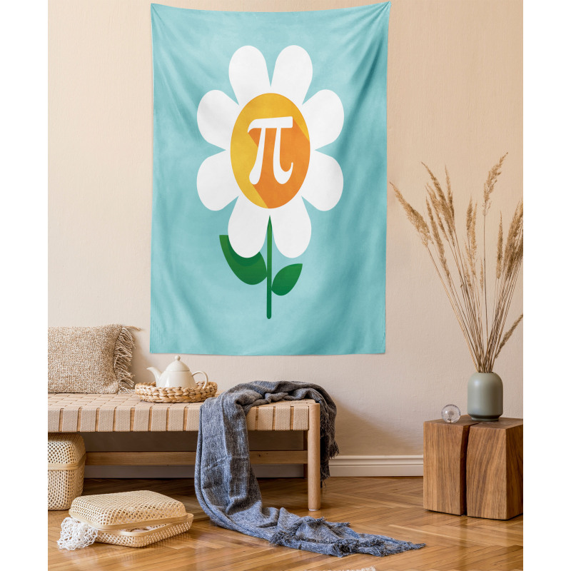 Number on Cartoon Daisy Tapestry