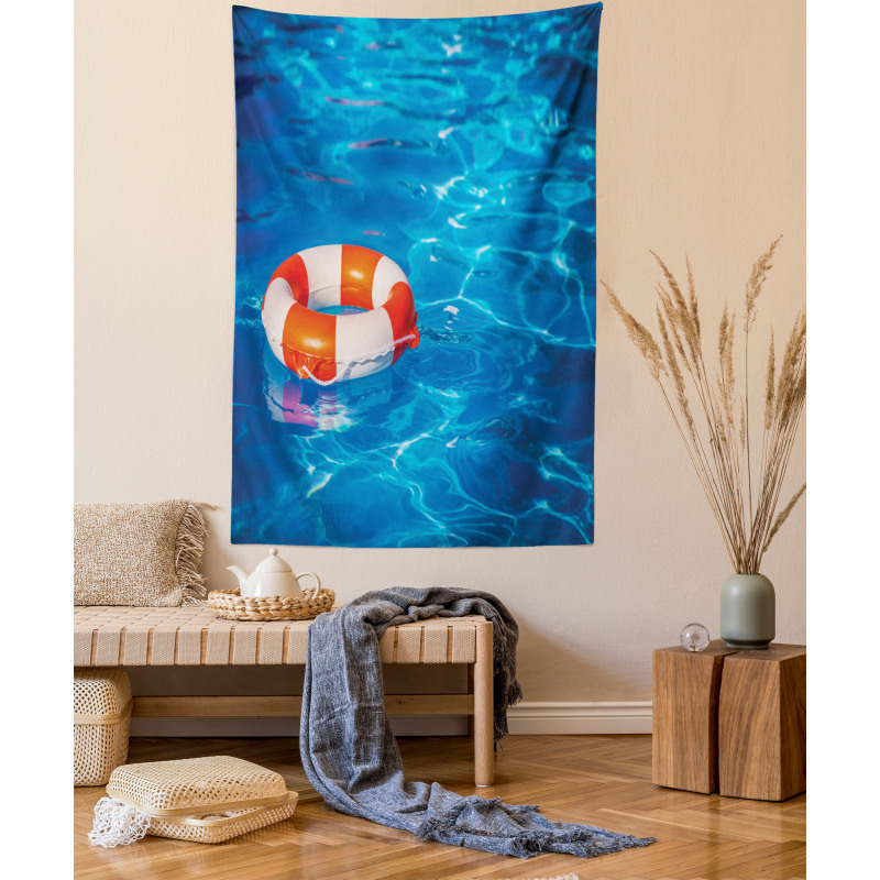 Clear Swimming Pool Tapestry