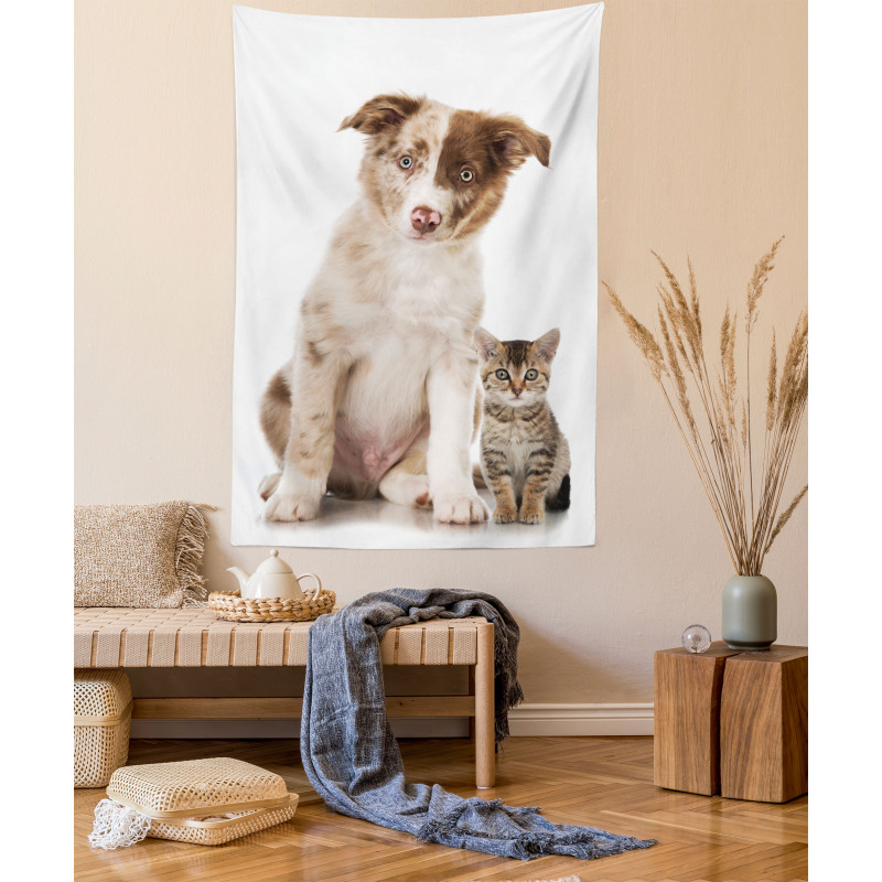 Border Collie Puppy Tapestry