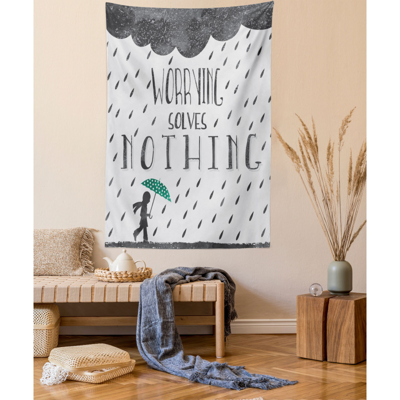 Worrying Solves Nothing Tapestry