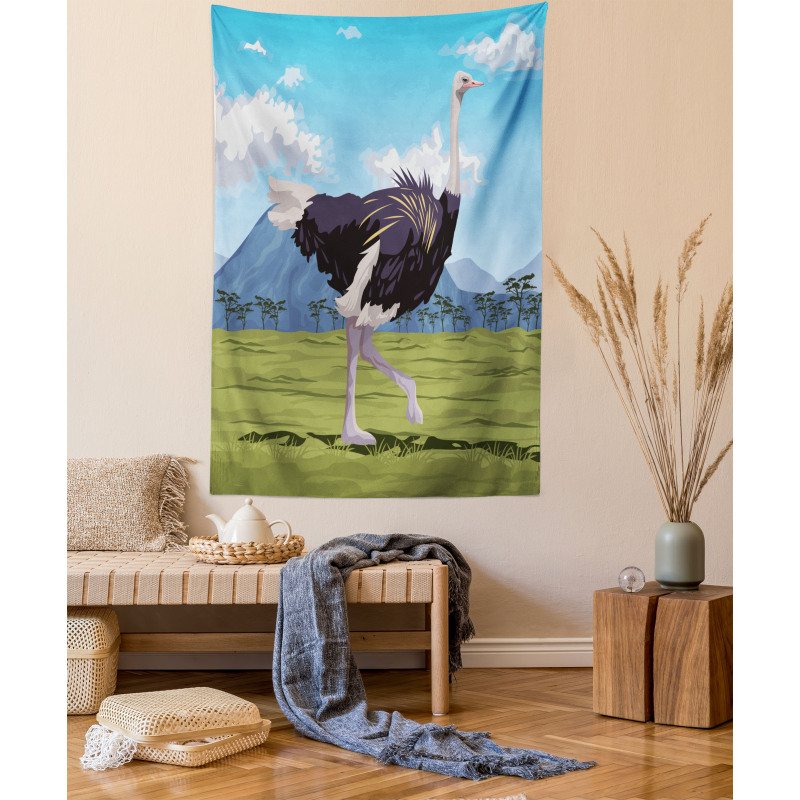 Landscape and Animal Tapestry