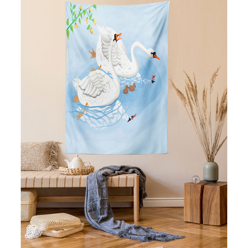 Gracious River Nature Scenery Tapestry