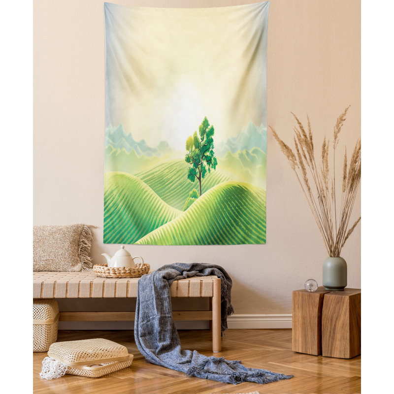 Sunrise on Rural Valley Tapestry