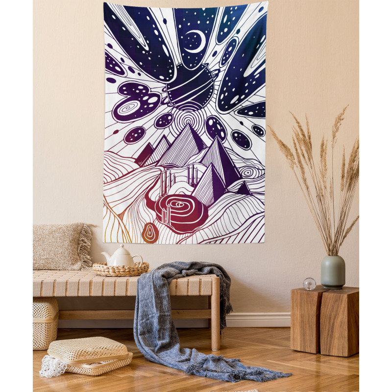 Dream Desert Landscape Tapestry