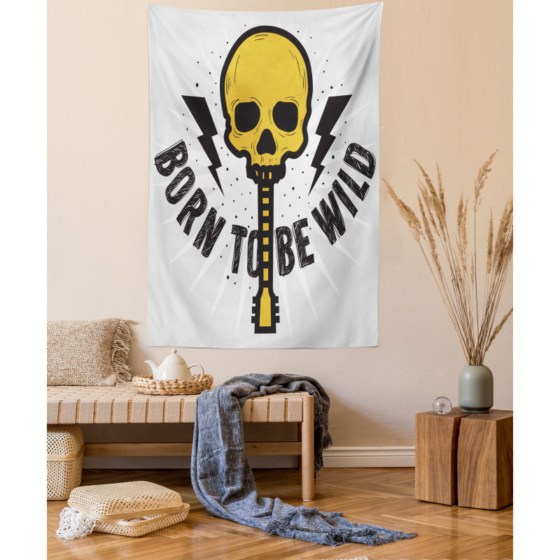 Born to Be Wild Words Tapestry