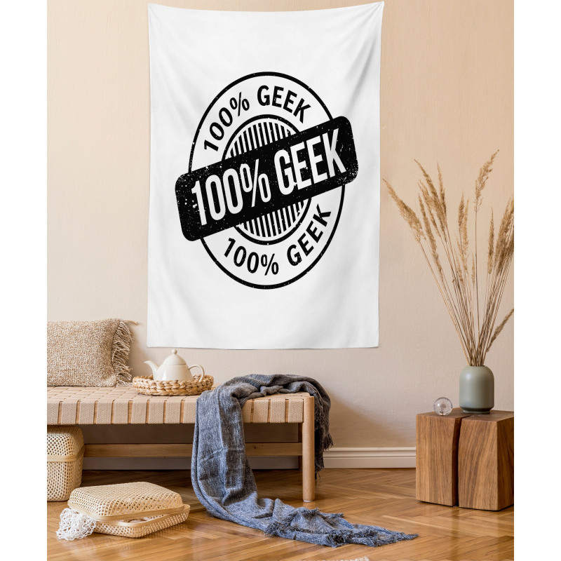 Fully Hundred Percent Geek Tapestry