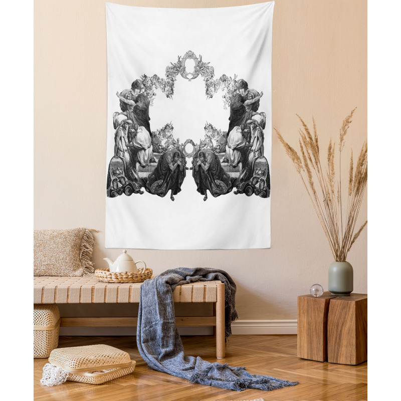 Antique Floral Arch Tapestry