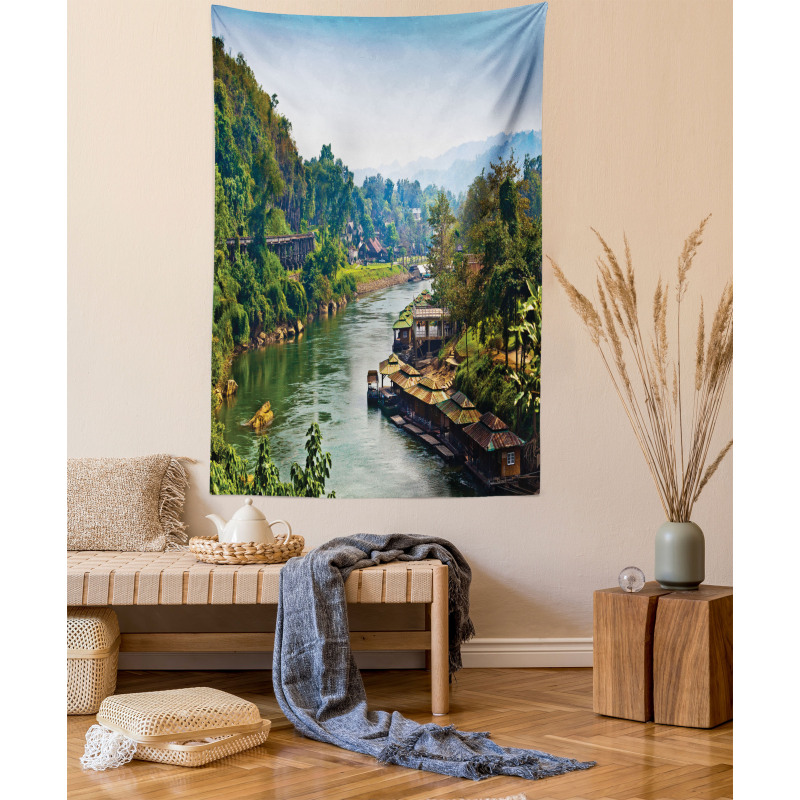 Tropic Thai Village Tapestry