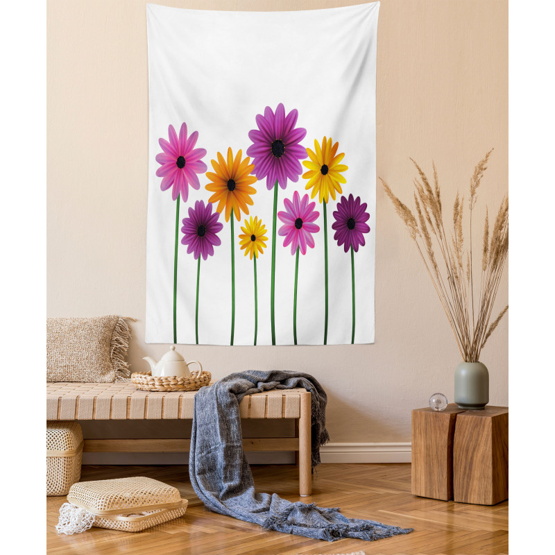 Simple Spring Flowers Tapestry