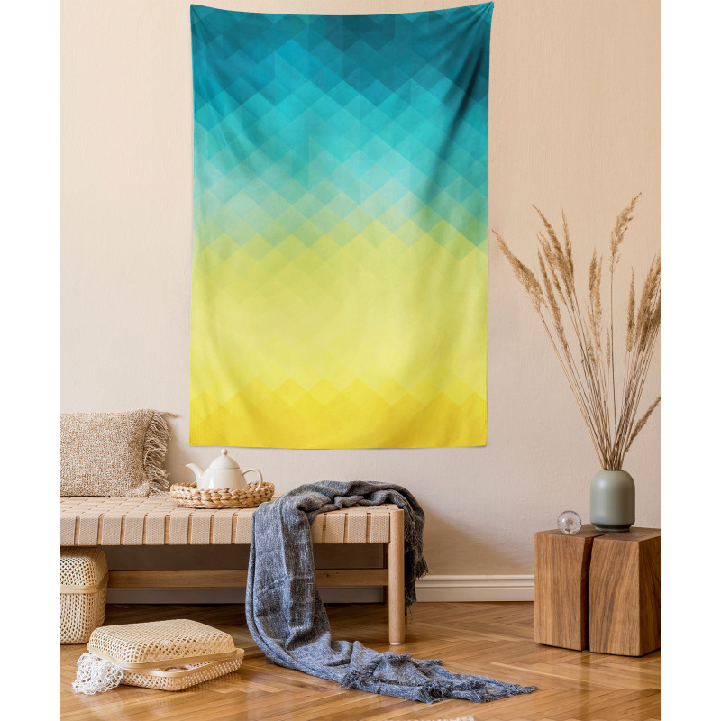 Polygonal Color Changes Tapestry