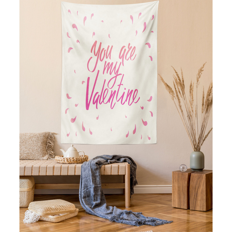 Romance Words Tapestry