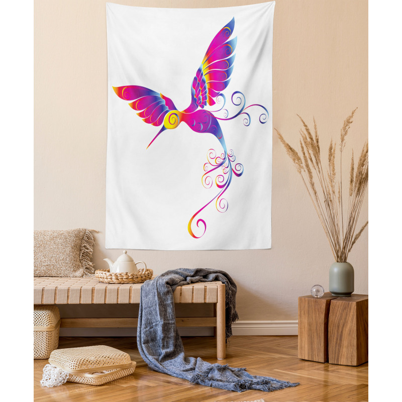 Feather Hummingbird Tapestry