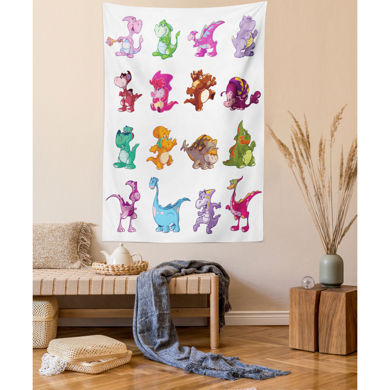 Dinosaurs Extinction Tapestry