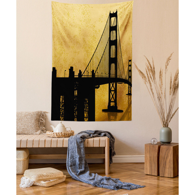 Golden Gate Bridge Art Tapestry