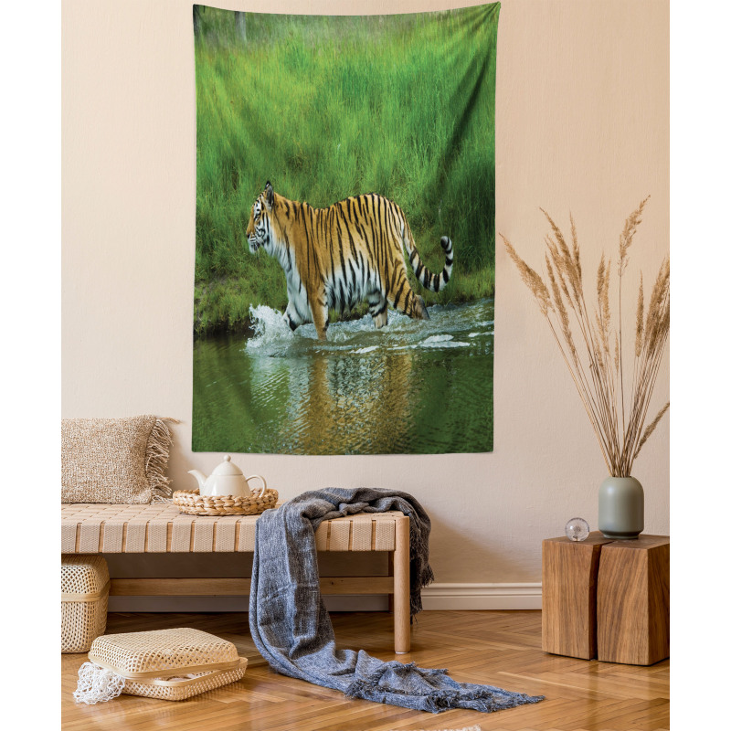 Siberian Tiger Panthera Tapestry